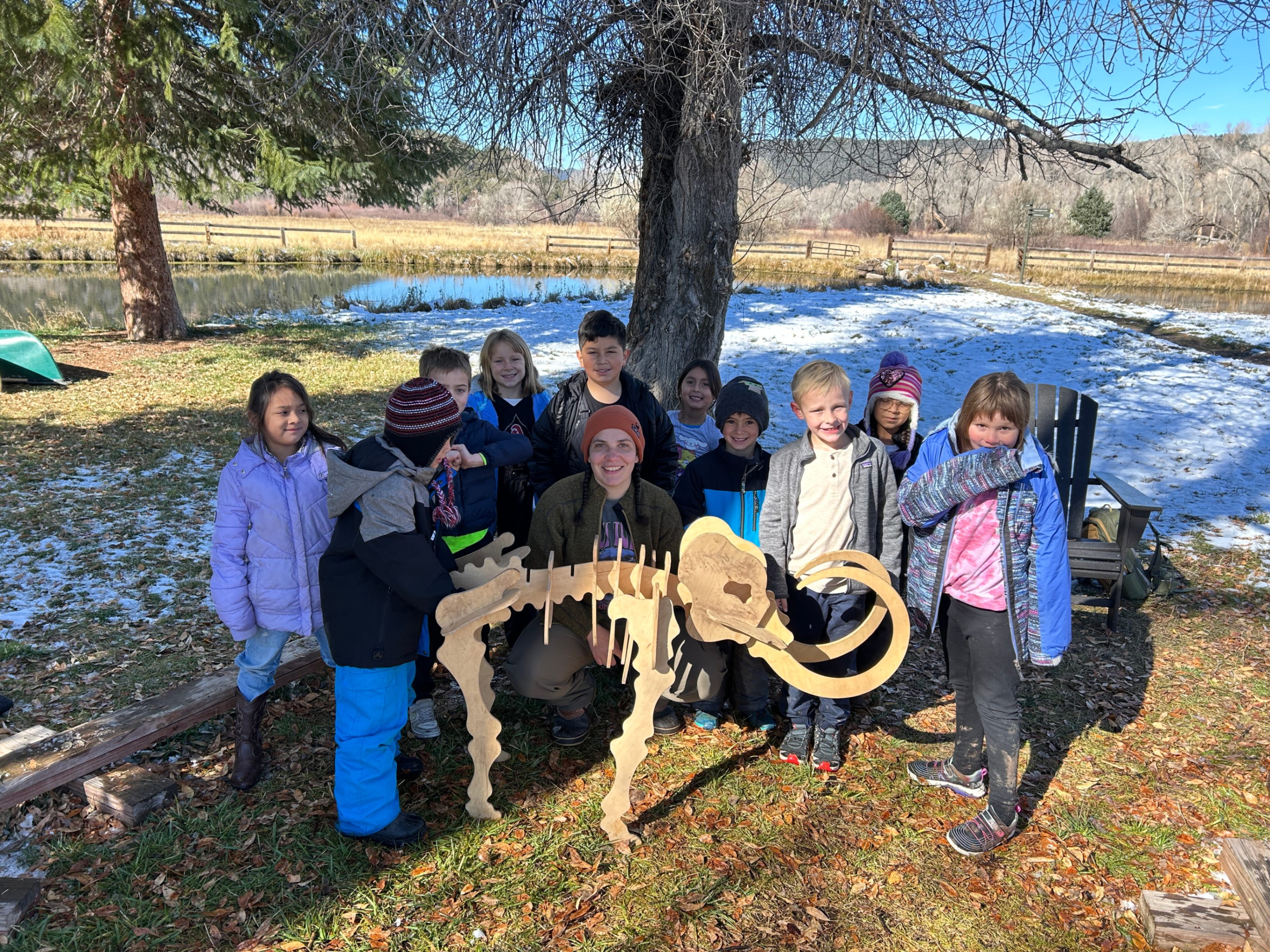 Learning about dinosaurs